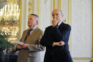 Nicolas de Bailliencourt dit Courcol et Alain Juppé